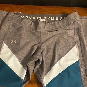 Under Armour Women's Athletic Shorts in Gray and Teal